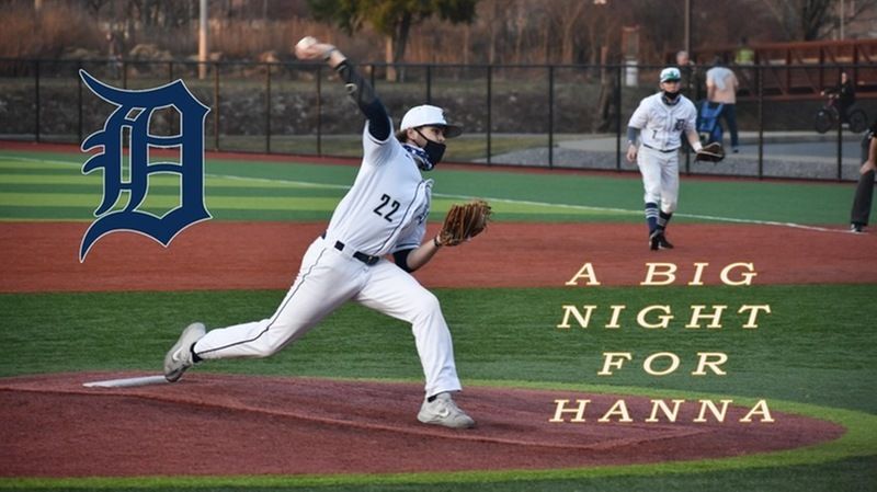 Tevor Hanna on the mound.