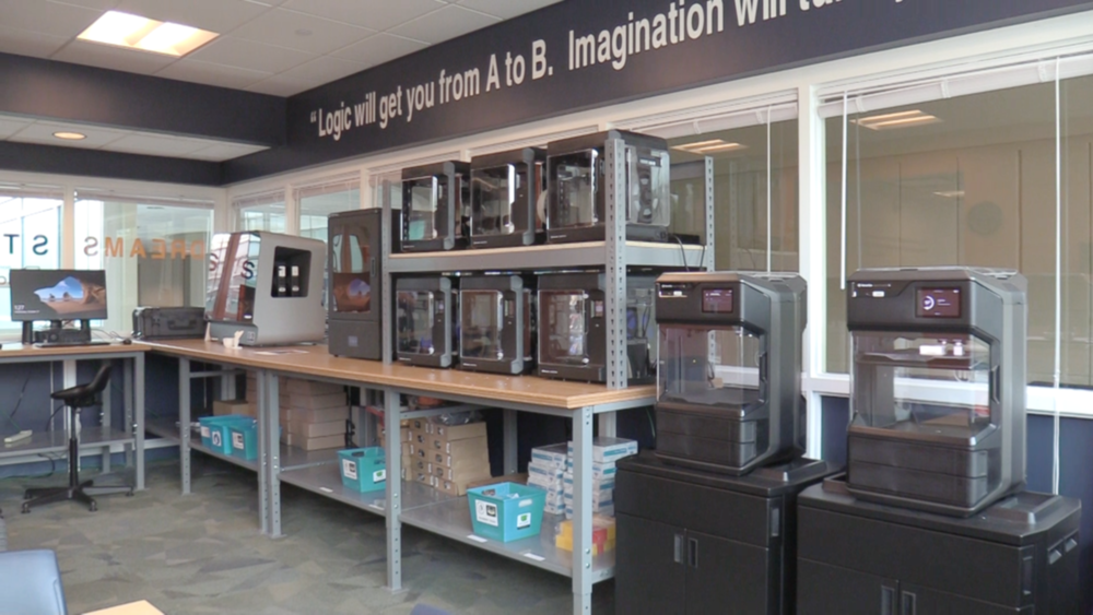 3D printers shown at the Idea Lab