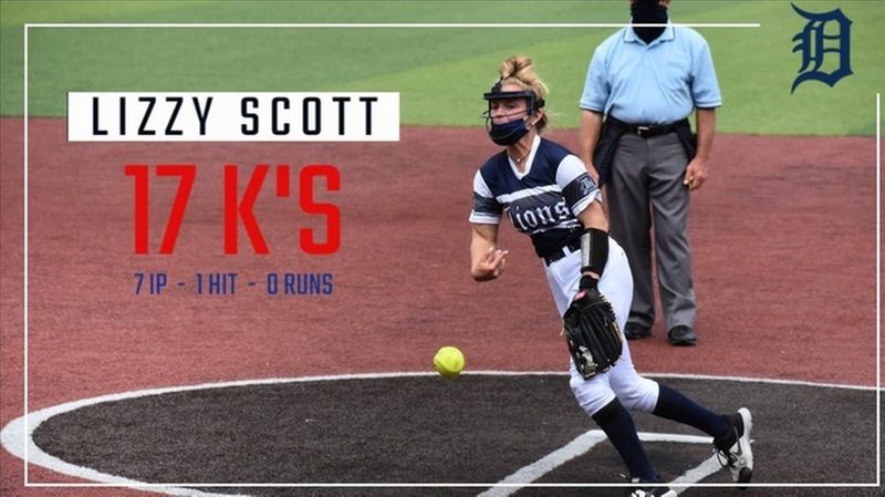 Lizzy Scott had a career day Wednesday. 