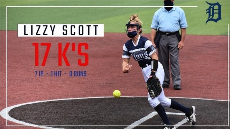 Lizzy Scott had a career day Wednesday.