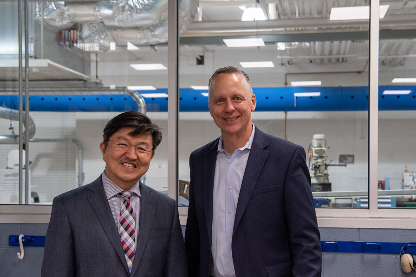 Dr. Jungwoo Ryoo, chancellor and chief academic officer of Penn State DuBois and Dr. Michael J. Reed, President of the Pennsylvania College of Technology (PCT)