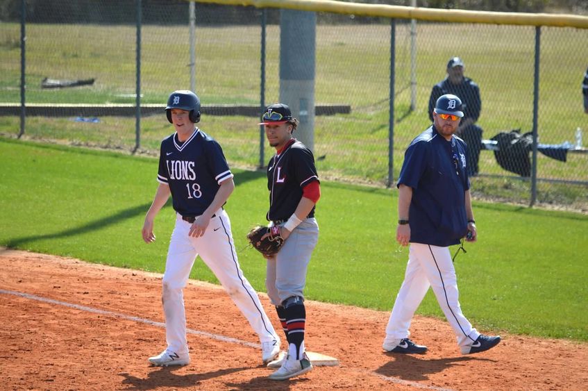 Penn State DuBois outfielder Thayne Morgan.  